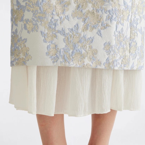 Anna Quan - Aelin Dress - Water Lillies - Size 4 US / 8 AU - Picture 3 of 9